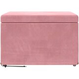  Stolica Ružičasta 61 x 41 x 40 cm Svileni i Fino Radeći Drvo | shoptok.hr