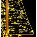 vidaXL Božično drevo med 100 LED Toplo bela 120 cm PET | Shoptok.si
