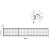  Gabion s žicom debljine 3,5 mm i mrežom 5x10 cm 300x30x50 cm Slike