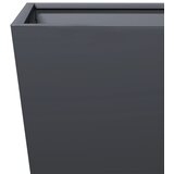  Vrtna sadilica antracit 50 x 50 x 50 cm čelična | shoptok.hr