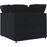  Modularna Kutna Sofa s Jastucima Crna 100 cm | shoptok.hr