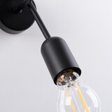 Sollux Lighting SL.1433 - Zidna lampa LOOP 1xE27/15W/230V crna | Eponuda.com
