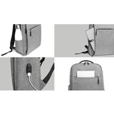  Martin Ranac poslovni Sivi za laptop 15,6inc 42x34x12cm USB konektor | ePonuda.com