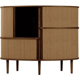 UMAGE Smeđi/svjetlo smeđi ormarić u dekoru hrasta s kliznim vratima 120x100x50 cm Audacious – | shoptok.hr