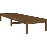 vidaXL Ležalnik medeno rjav 199,5x60x74 cm trdna borovina | Shoptok.si