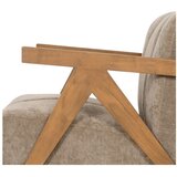 Ixia Rjav fotelj iz šenilje Birch – | Shoptok.si