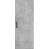  Visoka komoda siva betona 34,5x34x180 cm od konstruiranog drva | shoptok.hr