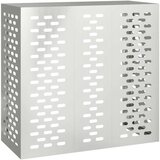  Pokrov za klima uređaj Srebrno 110 x 50 x 105 cm Cinkani čelik | Eponuda.ba