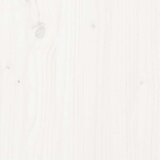  Okvir za krevet od masivne borovine bijeli 200 x 200 cm | shoptok.hr