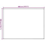 vidaXL Tepih za šator svijetlozeleni 300 x 400 cm HDPE - Svijetlo zelena 300 x 400 cm 1 | shoptok.hr