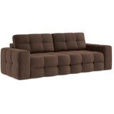 Makamii Smeđa sklopiva sofa od bouclé tkanine 255 cm Milu – | shoptok.hr