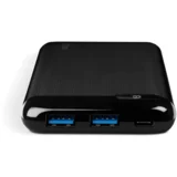 Prijenosni punjač PowerSlim LCD PD 10.000 mAh Powerbank wth USB-C Input/output/Black