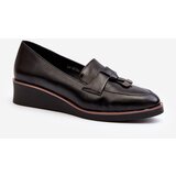 VINCEZA Women's Wedge Shoes with Embellishment Black Miliret | Shoptok.si