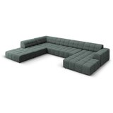 Cosmopolitan Design turkizna kotna sedežna garnitura (levi kot/v obliki črke "u") chicago – | Shoptok.si