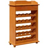 vidaXL Stalak za vino 90x60x30 cm od čvrstog borovog drveta | shoptok.hr