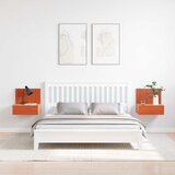  Noćni ormarić s ladicama 2 pcs Vosak smeđa 42 x 32,5 x 40 cm | Eponuda.ba