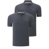 Dewberry DUO SET T8561 MEN'S TSHIRT-ANTHRACITE-ANTHRACITE Cene