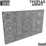 Green Stuff World Textured Rolling Pin Templar Abbey | Teksturirani valjak Templar Abbey 14.5cm | Eponuda.com