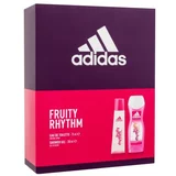 Adidas Fruity Rhythm For Women darilni set toaletna voda 75 ml + gel za prhanje 250 ml za ženske