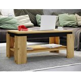 MID.YOU KLUBSKA MIZA, črna, medeni hrast | Shoptok.si