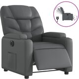 Maison Chic Električni naslanjač - Relax naslanjač sivo umetno usnje, (22061609) | Shoptok.si