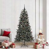 vidaXL Umestno božično drevo med 300 LED Zelena 114 x 114 x 210 cm | Shoptok.si