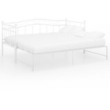 The Living Store Izvlečni posteljni okvir bel kovinski 90x200 cm - Posteljni Okvir, (21528837) | Shoptok.si