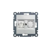 LUMINA utičnica kompjuterska 1XRj45, CAT.6 UTP WL2150