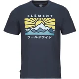 Element Majice s kratkimi rokavi KYOTO SS Modra