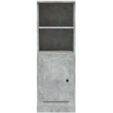vidaXL Visoka omarica betonsko siva 36x35,5x103,5 cm inženirski les | Shoptok.si