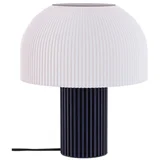 Bijela/plava plastična stolna lampa (visina 29 cm) Maya –