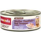 animonda Carny Adult Fine Fillets u želeu 12 x 60 g - Bijela tuna i Red Snapper u