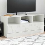 Furnova TV omarica bela 99x39x44 cm jeklo, (21922730) Cene