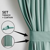Restilo Svetlo zelena žametna zavesa za delno zatemnitev 140x270 cm Pleat – | Shoptok.si