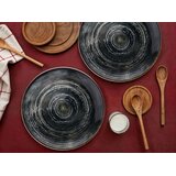 Hermia Set servisnih tanjira, 6 komada, Crni | Eponuda.com