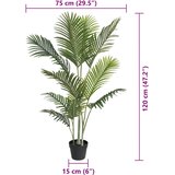  Umjetna palma zelena 120 cm PP | Eponuda.com