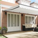  Skrovita tenda Bijelo 600 × 300 cm Tkanina i Aluminij | shoptok.hr