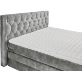MID.YOU POSTELJA BOXSPRING 180 cm x 200 cm , tekstil, leseni material siva | Shoptok.si