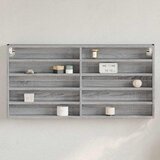  Vitrina boja sivog hrasta sonome 100x8,5x50 cm drvena | shoptok.hr