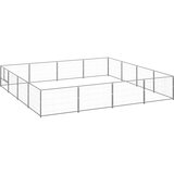  Kavez za pse srebrni 16 m² čelični Cijene