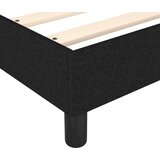  S oprugama i madracem crni 200x200 cm od tkanine | shoptok.hr