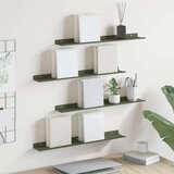  Polica na zidu Zidne 4 pcs Maslinasto zelena 60 x 9 x 2 5 cm - Maslinovo zelena 60 x 9 cm 4 | shoptok.hr