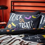 Catherine Lansfield Crna posteljina za bračni krevet 200x200 cm Halloween Trick or Treat – | shoptok.hr