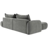 Makamii Siva sklopiva kutna garnitura (s lijevim kutom/s ležaljkom) Hale – | shoptok.hr