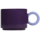 ONA Temno vijolična skodelica iz kamenine 280 ml Lou – Cene