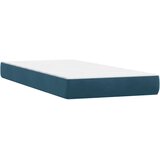 Box Spring krevet s madracem tamnoplavi 80x210 cm baršun | shoptok.hr