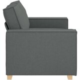 vidaXL Dvosjed Sofa Tamno siva 120 cm Tkanina | shoptok.hr