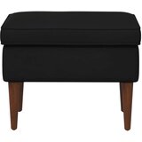  Stolica za noge Crna 55 x 35 x 41 cm Baršun | shoptok.hr