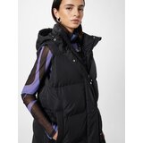 Superdry LONGLINE HOODED PUFFER GILET Crna | shoptok.hr
