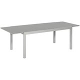 Gardenson Raztegljiva Vrtna Miza Ambia, Steklo, Aluminij, 180-250x100 | Shoptok.si